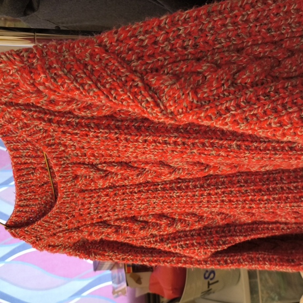 Handmade Knit Red sweater